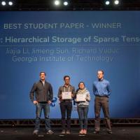 Supercomputing 2018 Best Student Paper Award Winner: HiCOO [Image courtesy of The International Conference for High Performance Computing, Networking, Storage, and Analysis]